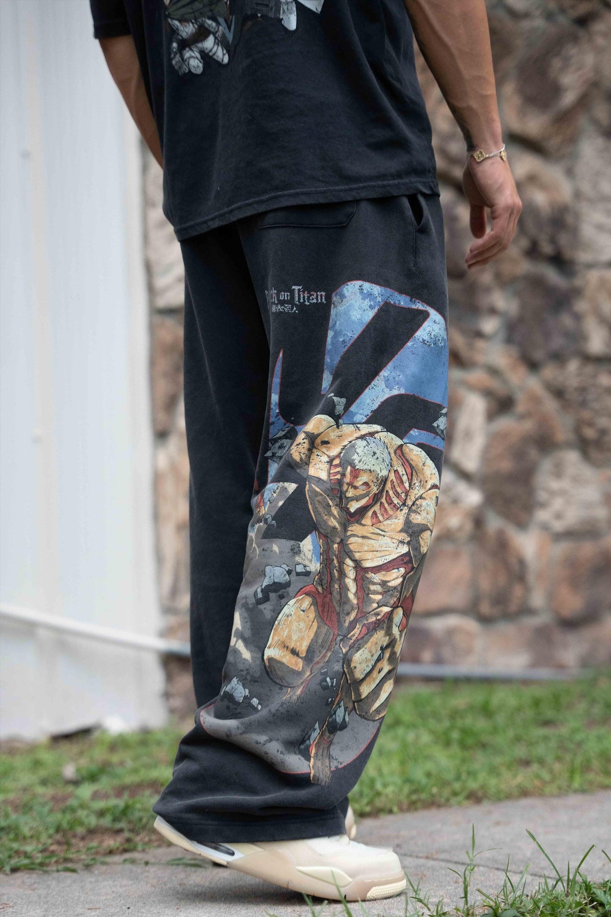 2128 - AOT? x YLA Baggy Joggers