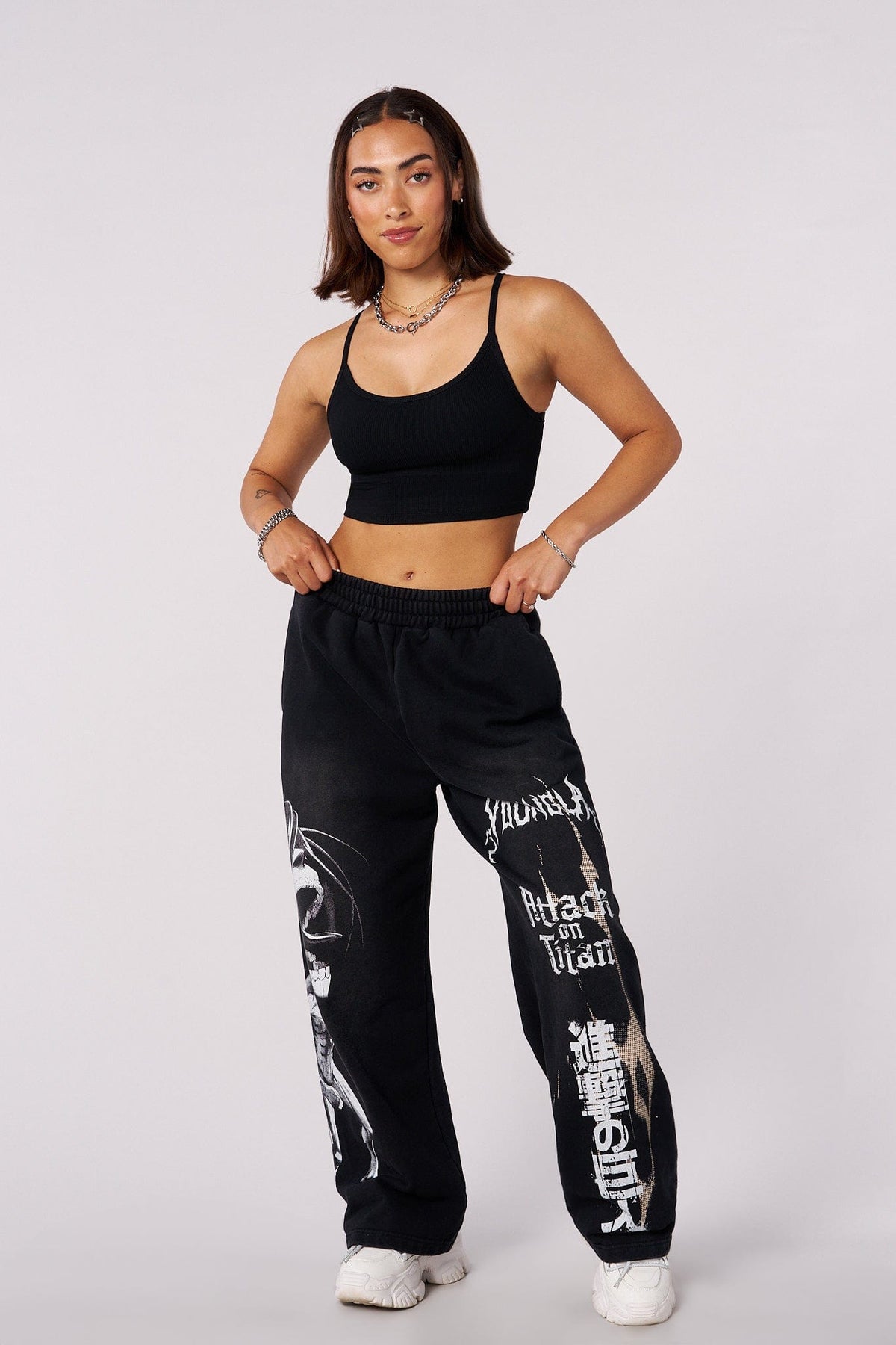 2128 - AOT? x YLA Baggy Joggers